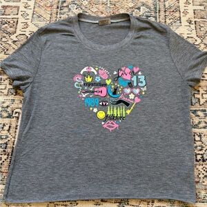 Gray Graphic Kids Taylor Swift T-Shirt Size XL